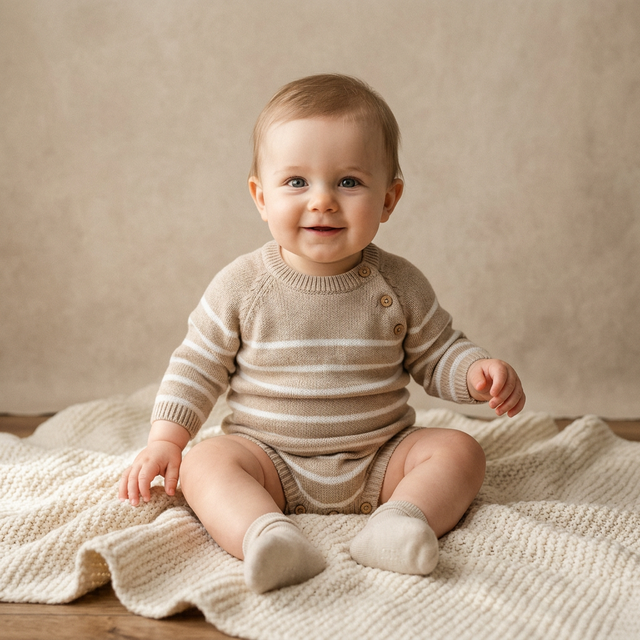 Portrait de bébé en studio