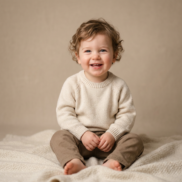Portrait enfant en crèche